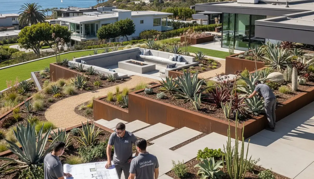 Landscaping services in Escondido, CA by a professional local landscaping company