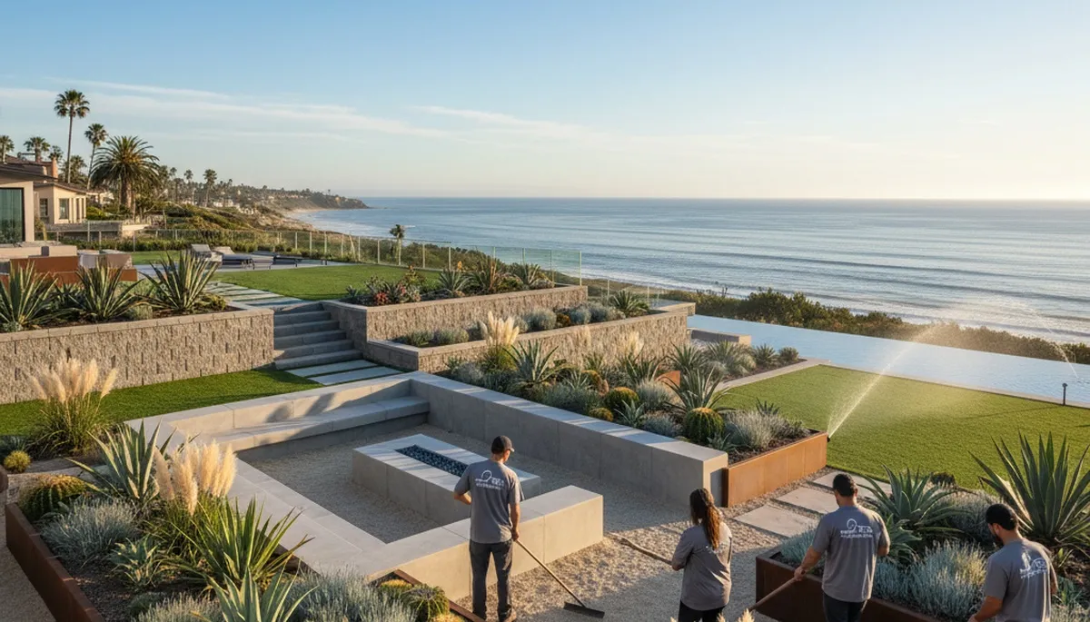 Landscaping services in Escondido, CA for residential yard design and maintenance