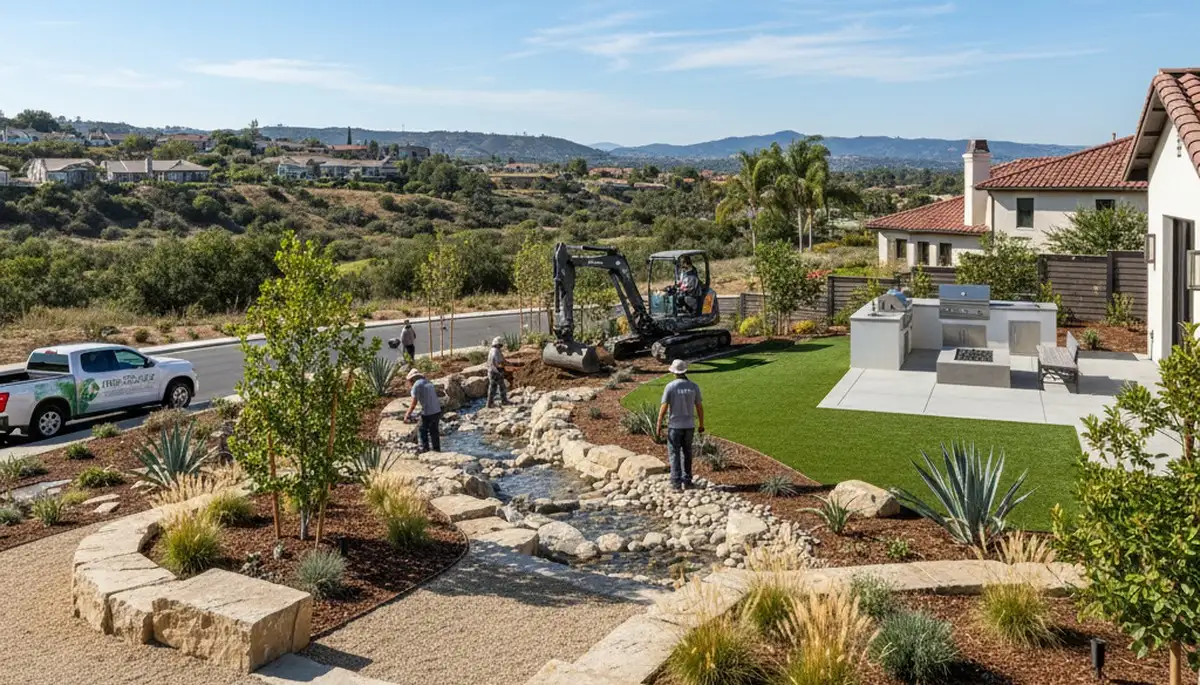 Landscaping services in Escondido, CA for residential and commercial properties